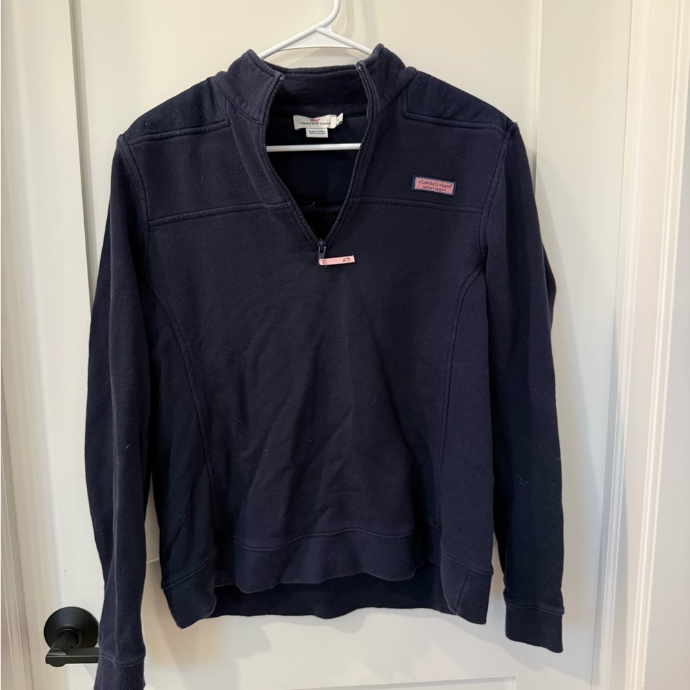 Vineyard Vines Dark Blue Zip-Up Sweater
